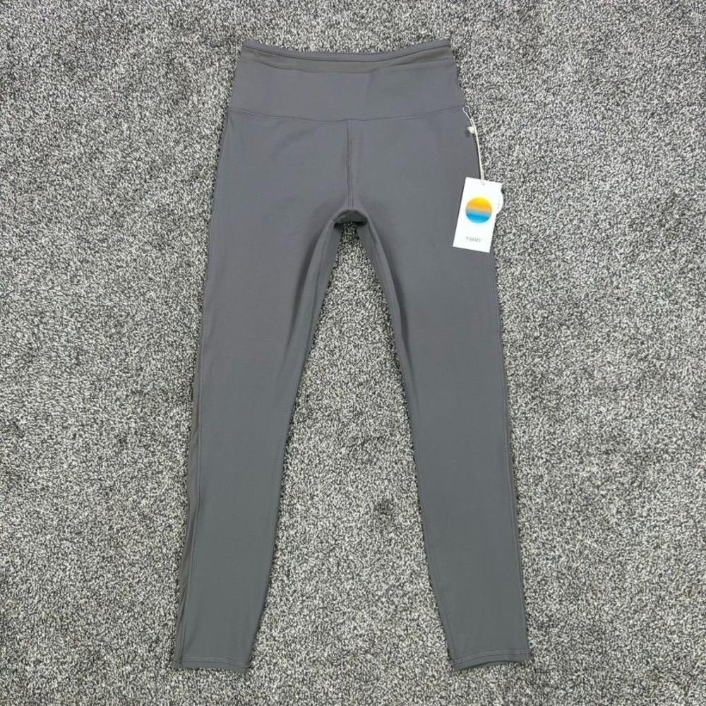NEW Vuori Hot Mesh Legging Womens Small Smoke Grey Athleisure Workout Gym VW4054